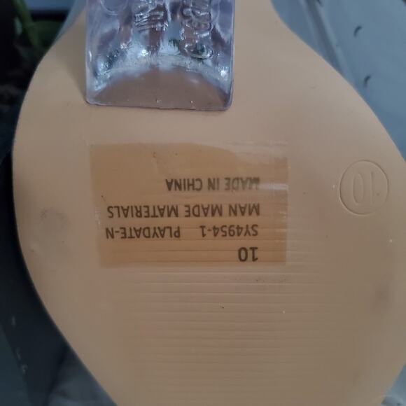 Fashion Nova Clear Tan Pointed Toe Wedge Heels 10 - Picture 10 of 11